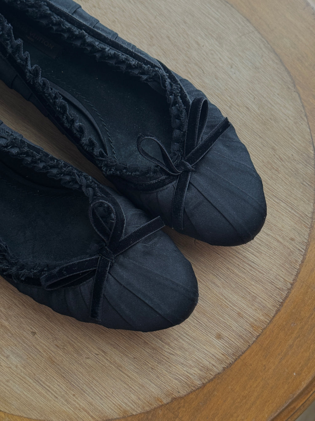 Louis Vuitton silky ballerinas