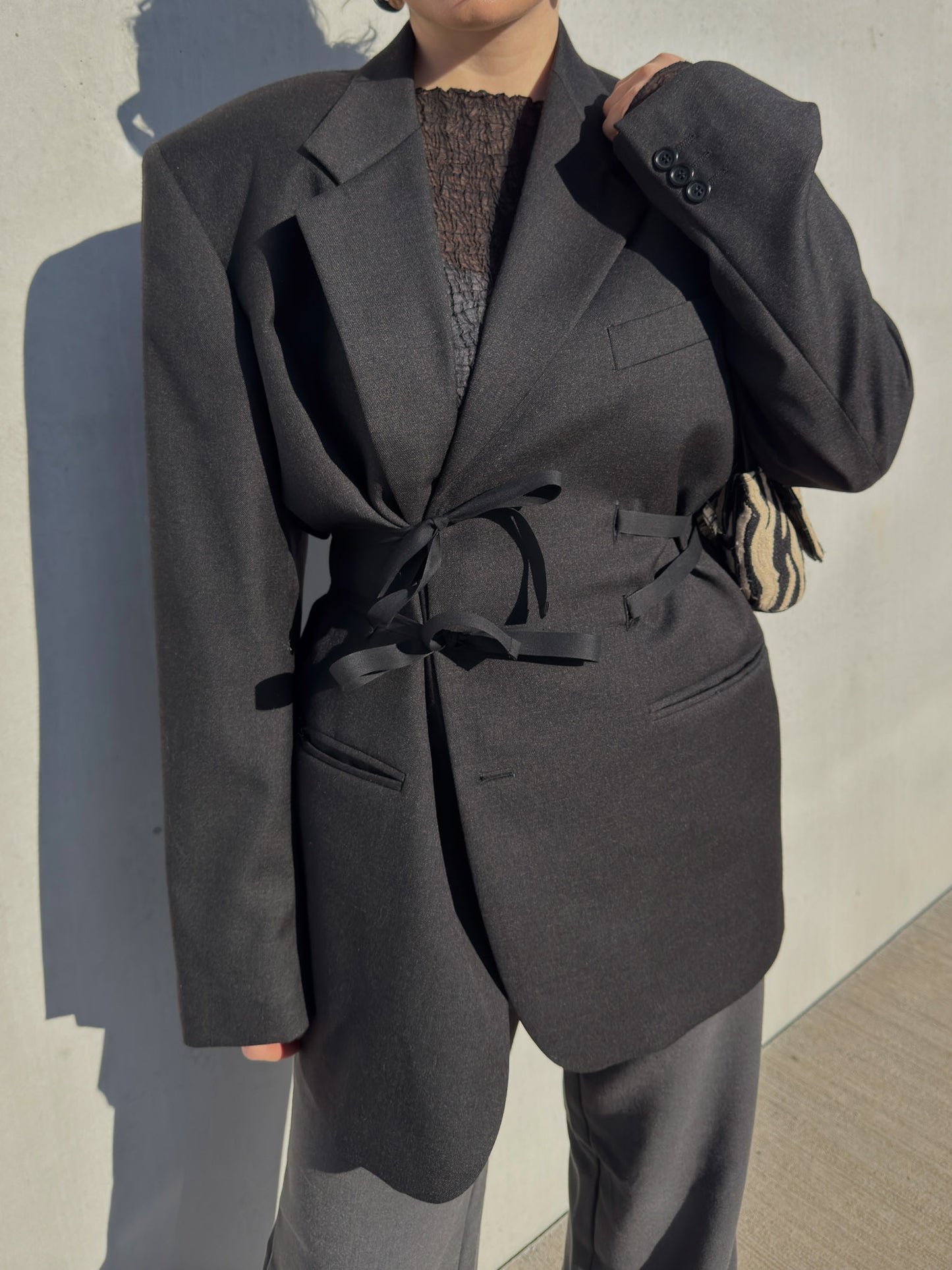 Brando anthracite wool (Lebole)