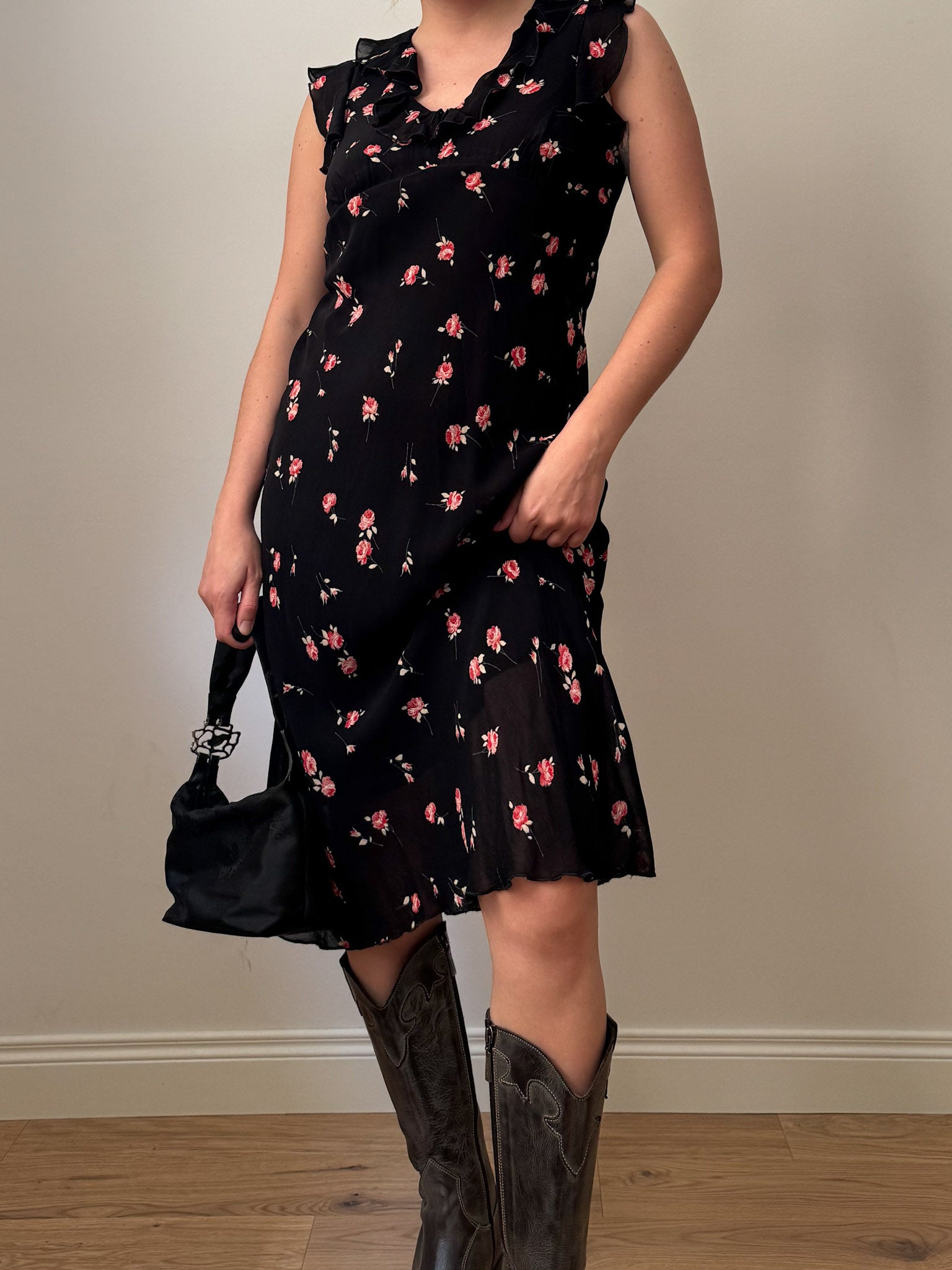 Viscose floral dress