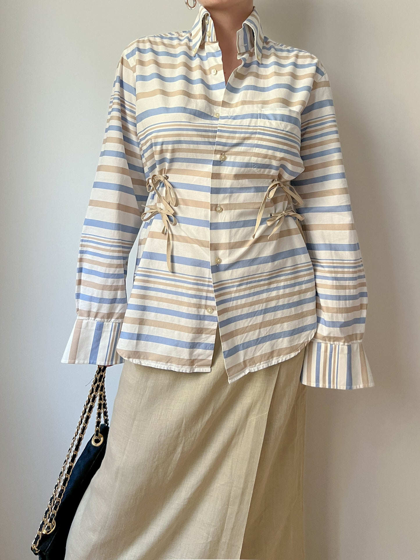 Isotta striped cotton