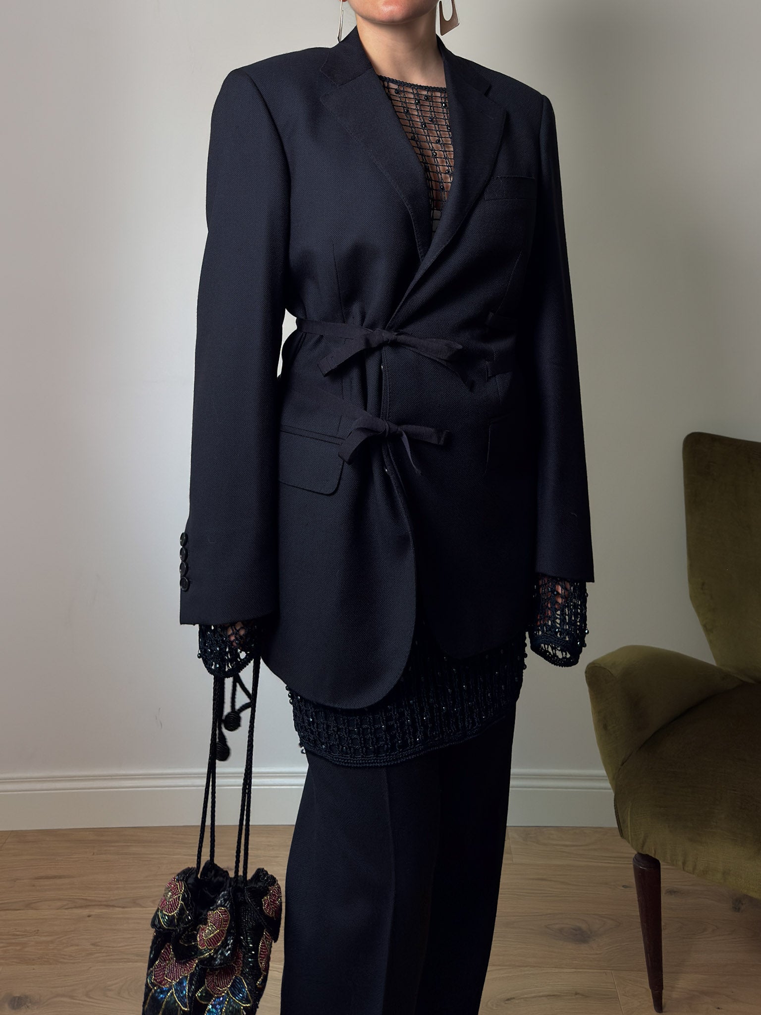 Brando blue suit