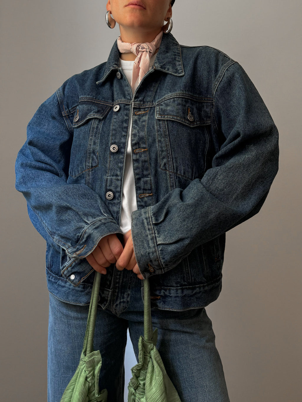 Denim cotton blue jacket