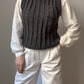 Pure wool grey vest