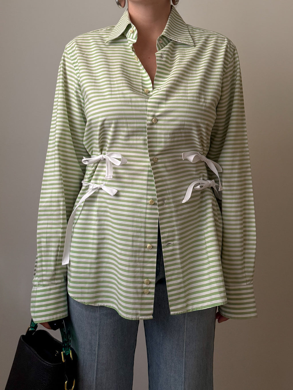 Isotta cotton striped shirt
