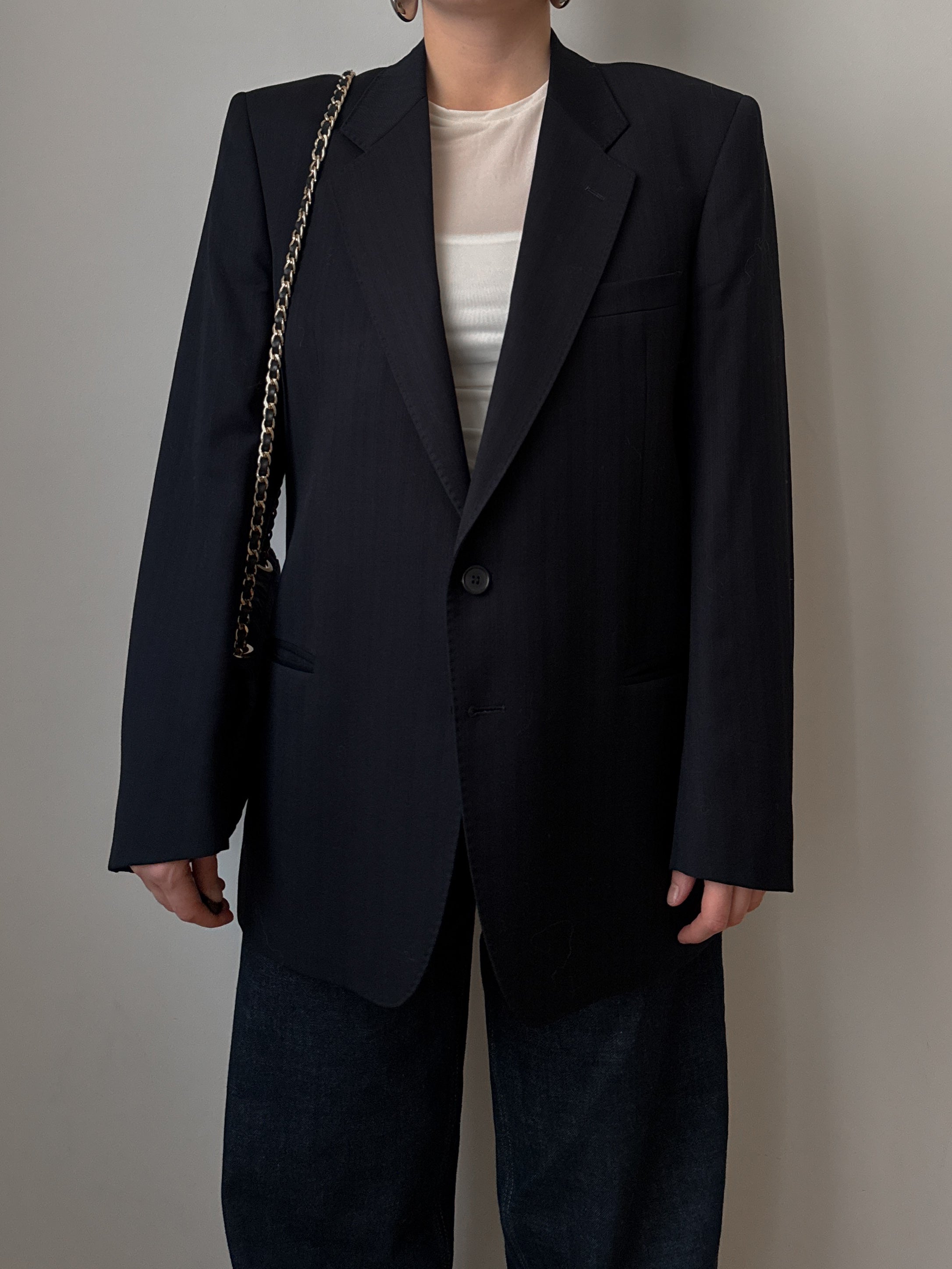 Lebole pure wool blue blazer