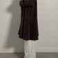 Marella wool, alpaca and mohair chocolate coat