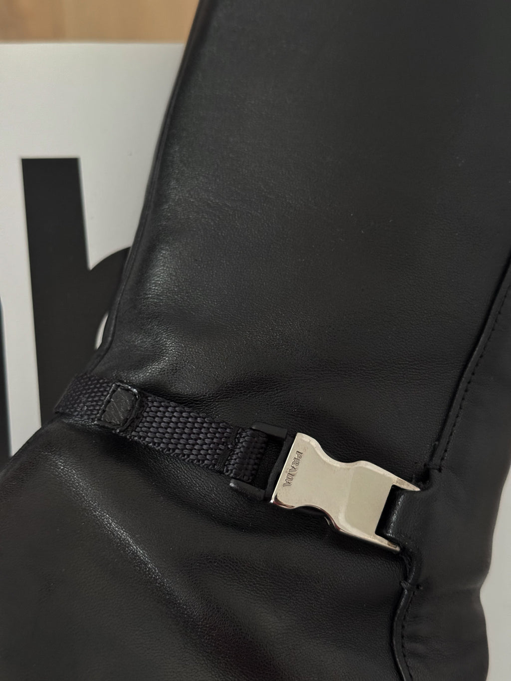 Prada black boots