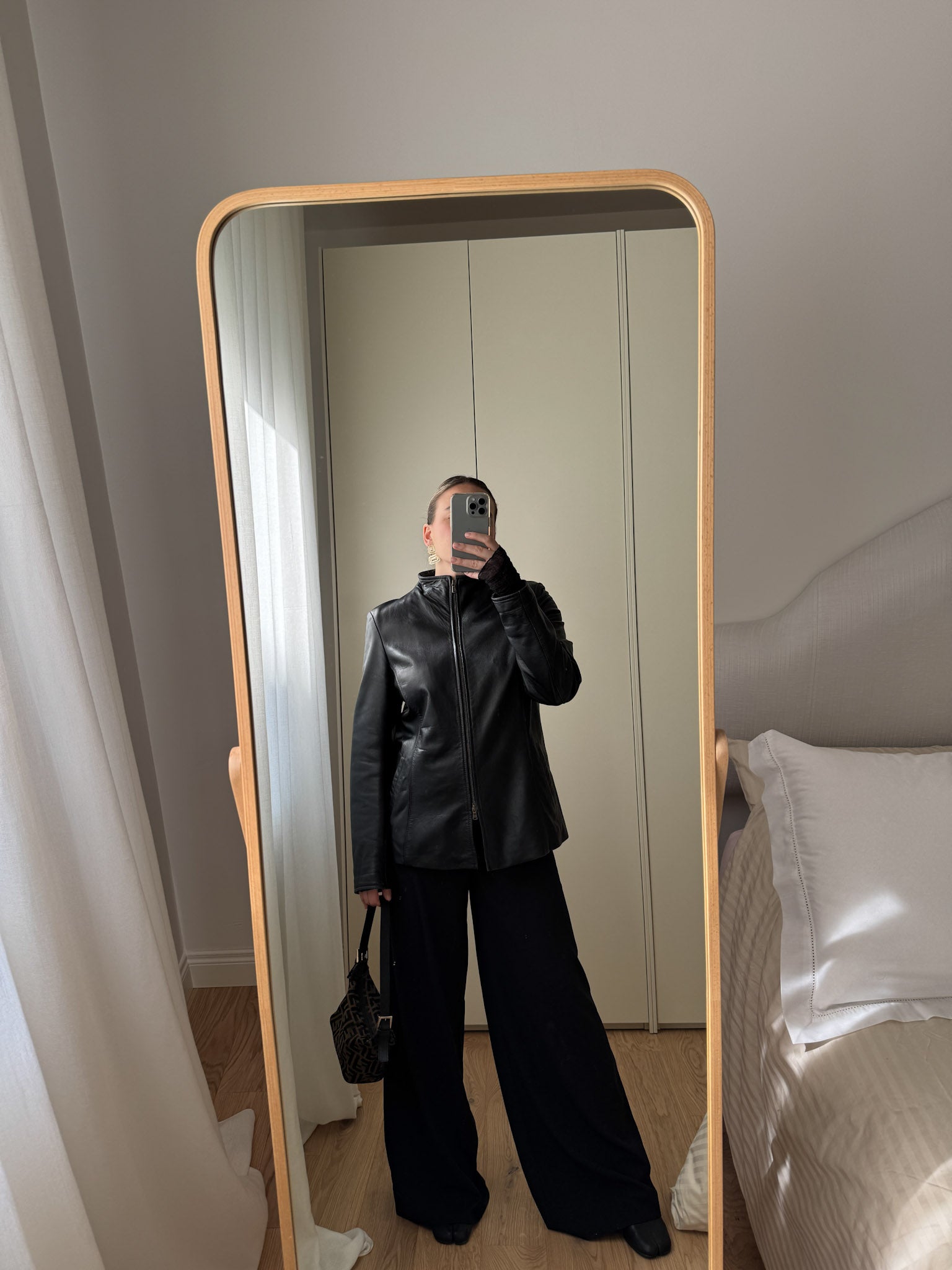 Genuin leather black jacket