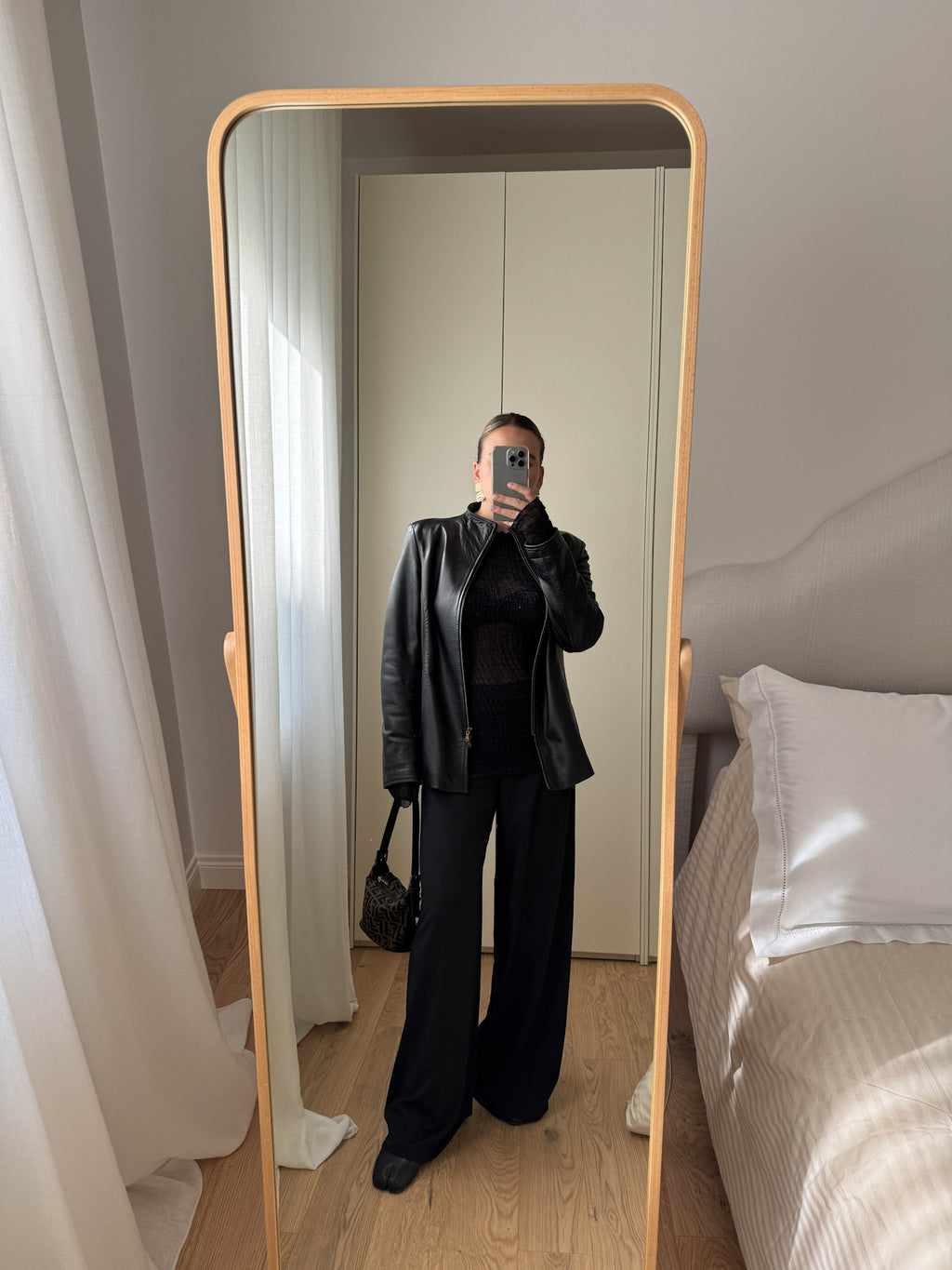 Genuin leather black jacket