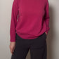 Pure new wool cyclamen turtleneck pull