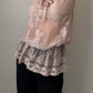 Pure silk sheer blouse