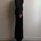 Velvet black long dress