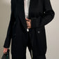 Pure wool black doublebreast blazer