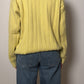 Wool blend yellow pull