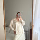 Pure silk ivory shirt