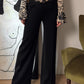 Pure merino wool black pants