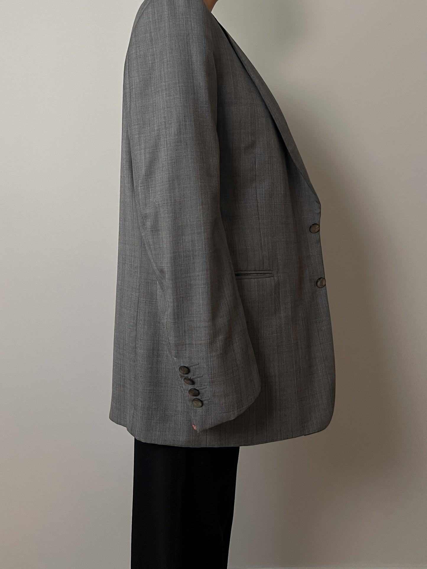 Yves Saint Laurent grey blazer