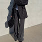 Brando pinstriped anthracite wool (Michael&son)