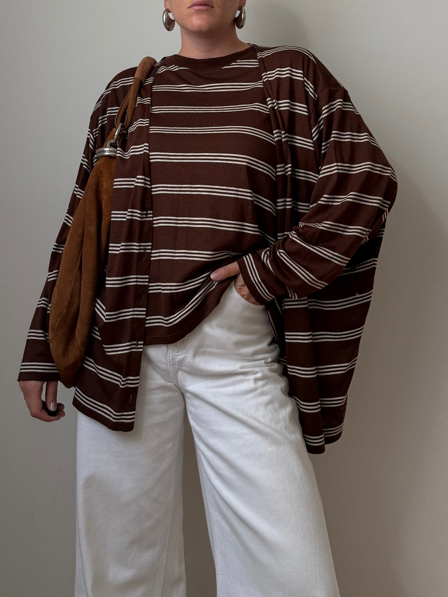 Benetton brown striped set