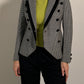 Pure wool vichy blazer