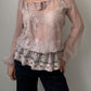 Pure silk sheer blouse