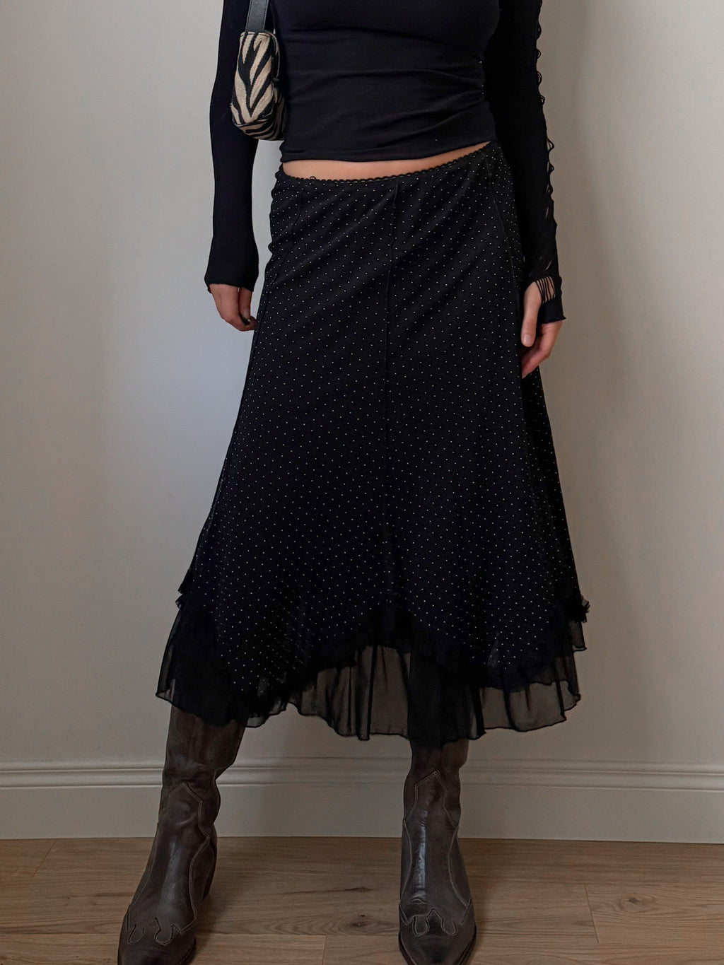 Stretch pois skirt