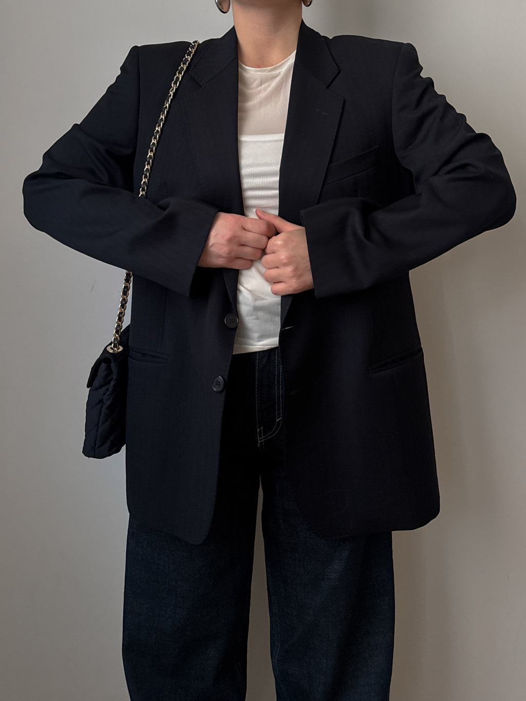 Lebole pure wool blue blazer