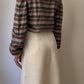 Pure silk maxi collar bouse