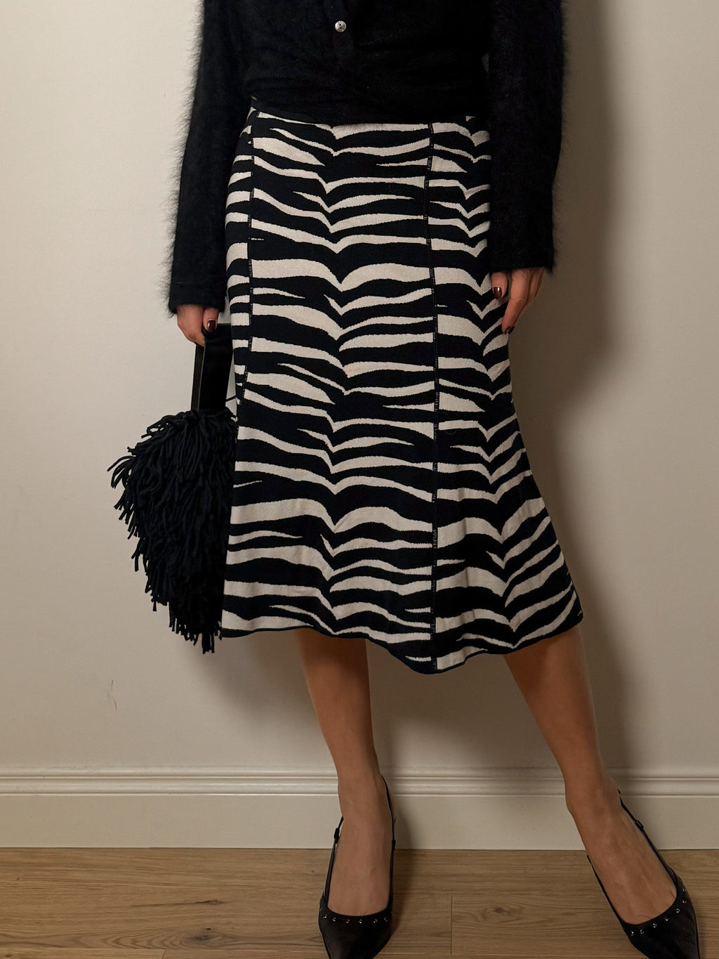 Valentino animalier skirt