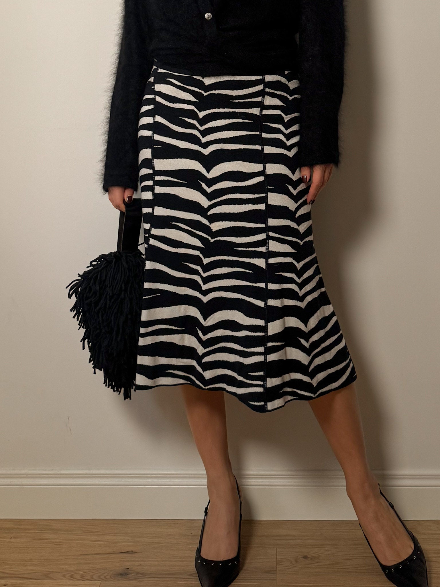 Valentino animalier skirt