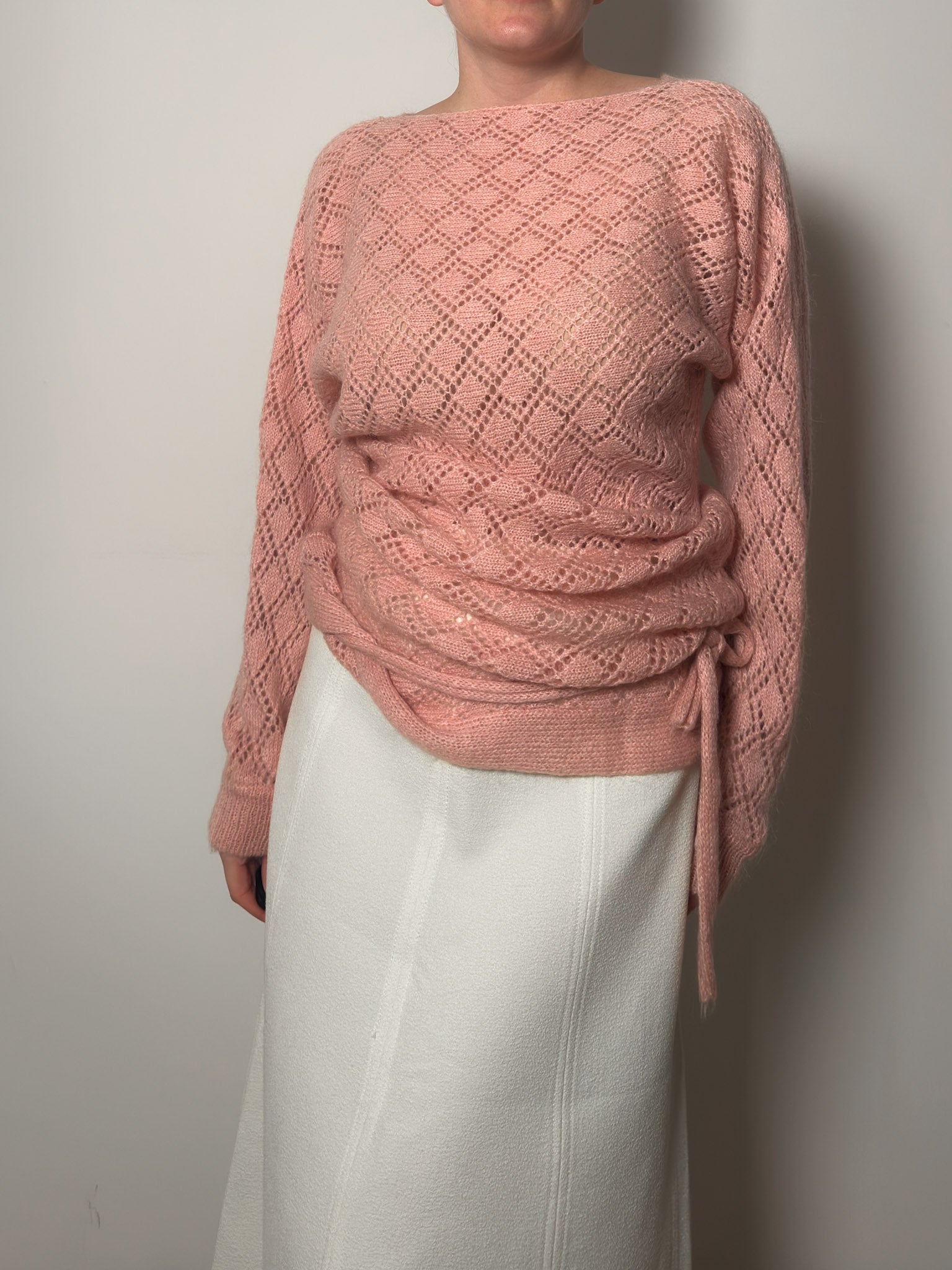 Pure wool pink dress/pull