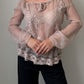 Pure silk sheer blouse