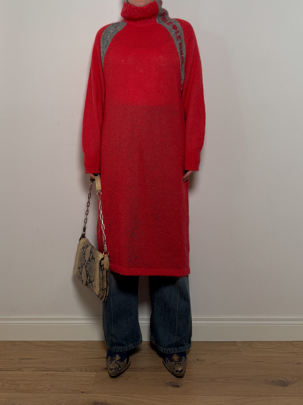 Superkid mohair coral dress