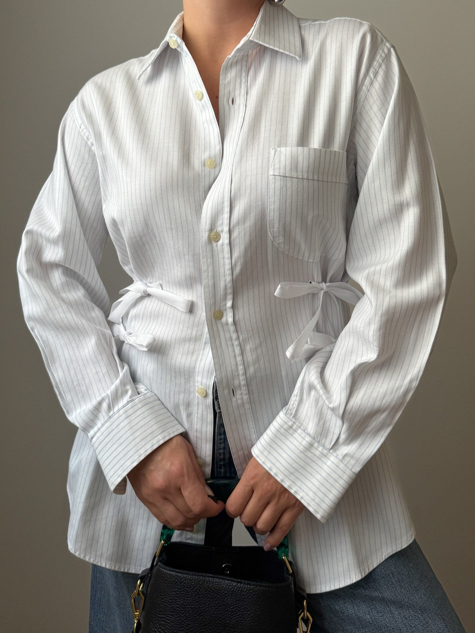 Isotta cotton striped shirt