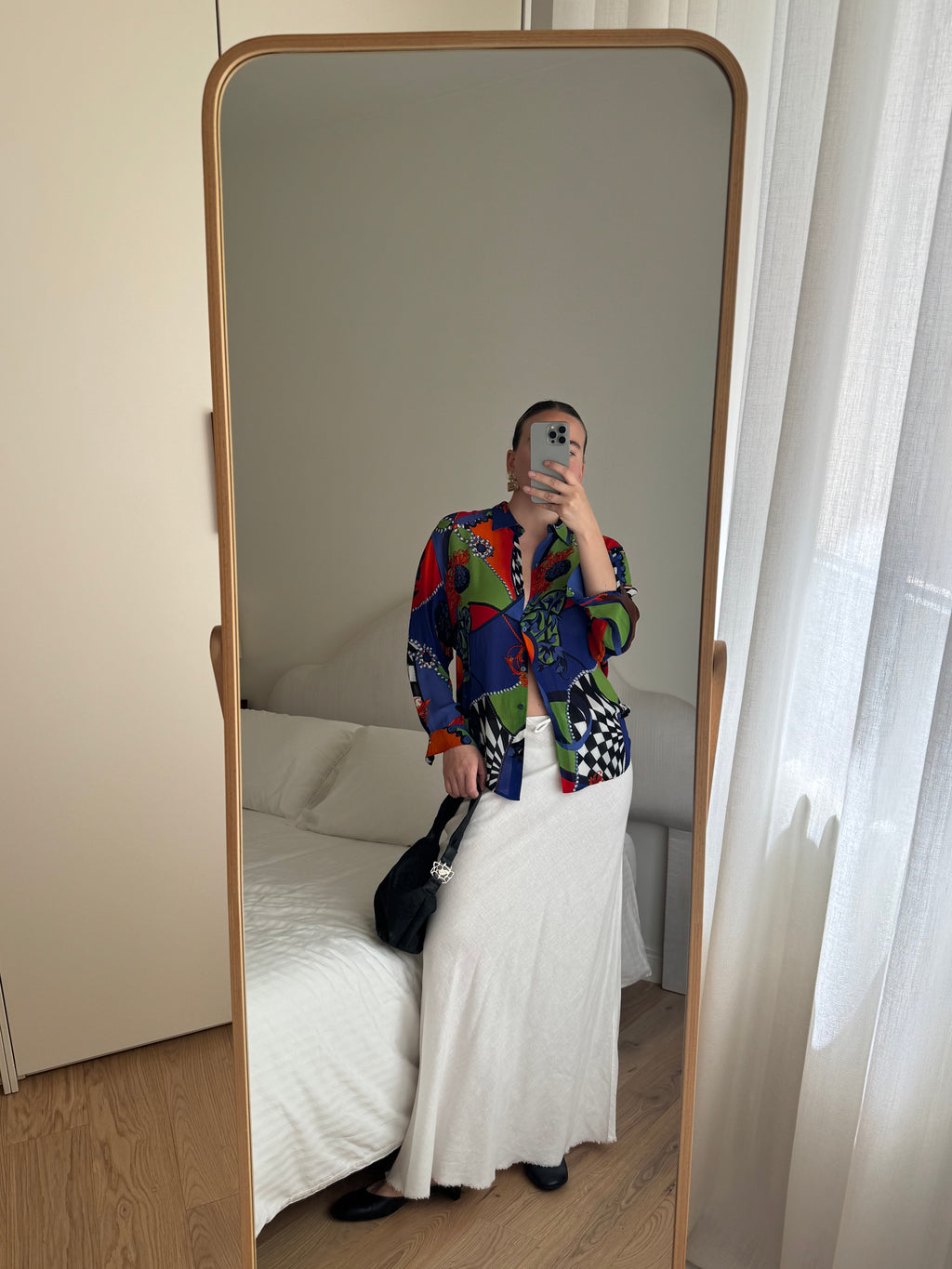 Viscose bright shirt