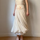 Pure silk romantic dress