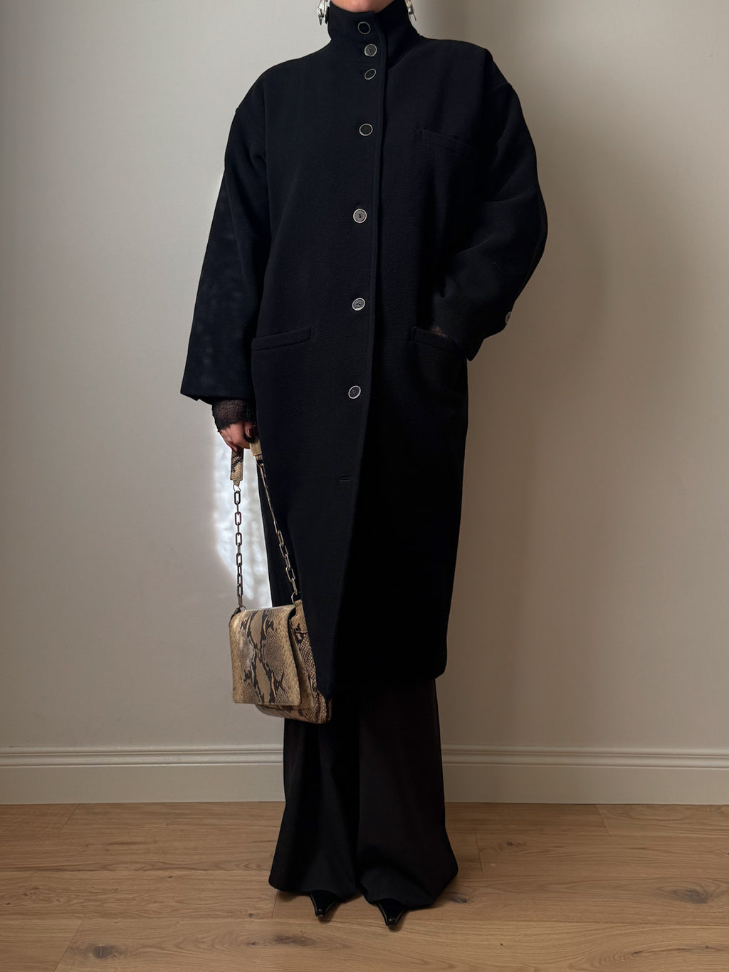 Gianni Versace wool and cashmere coat