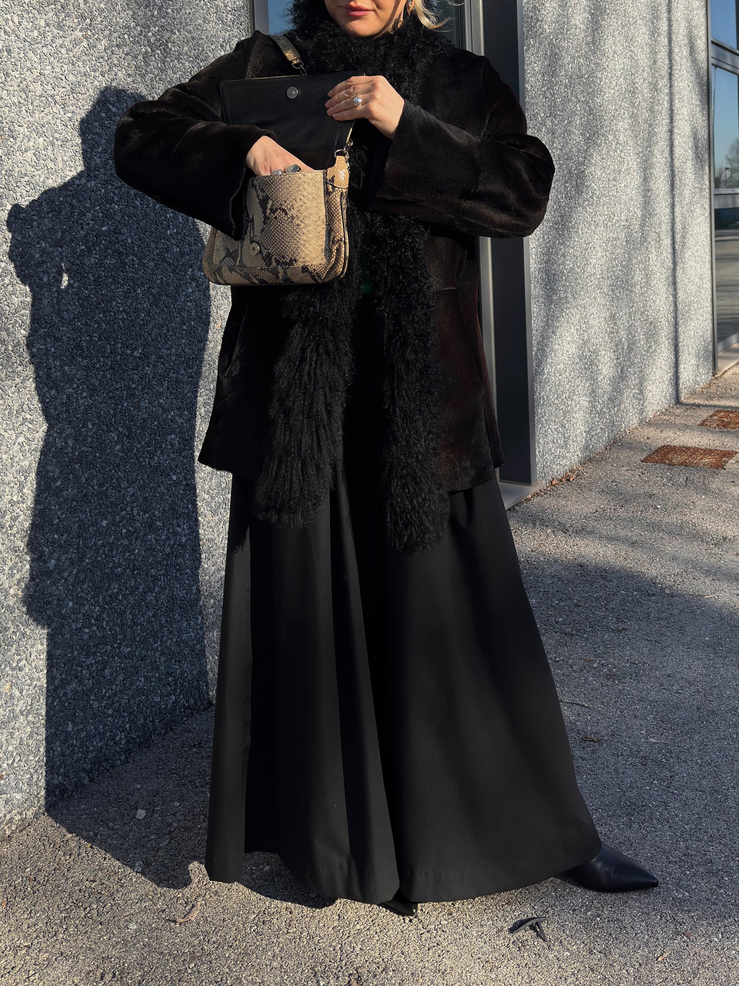 Vintage black fur