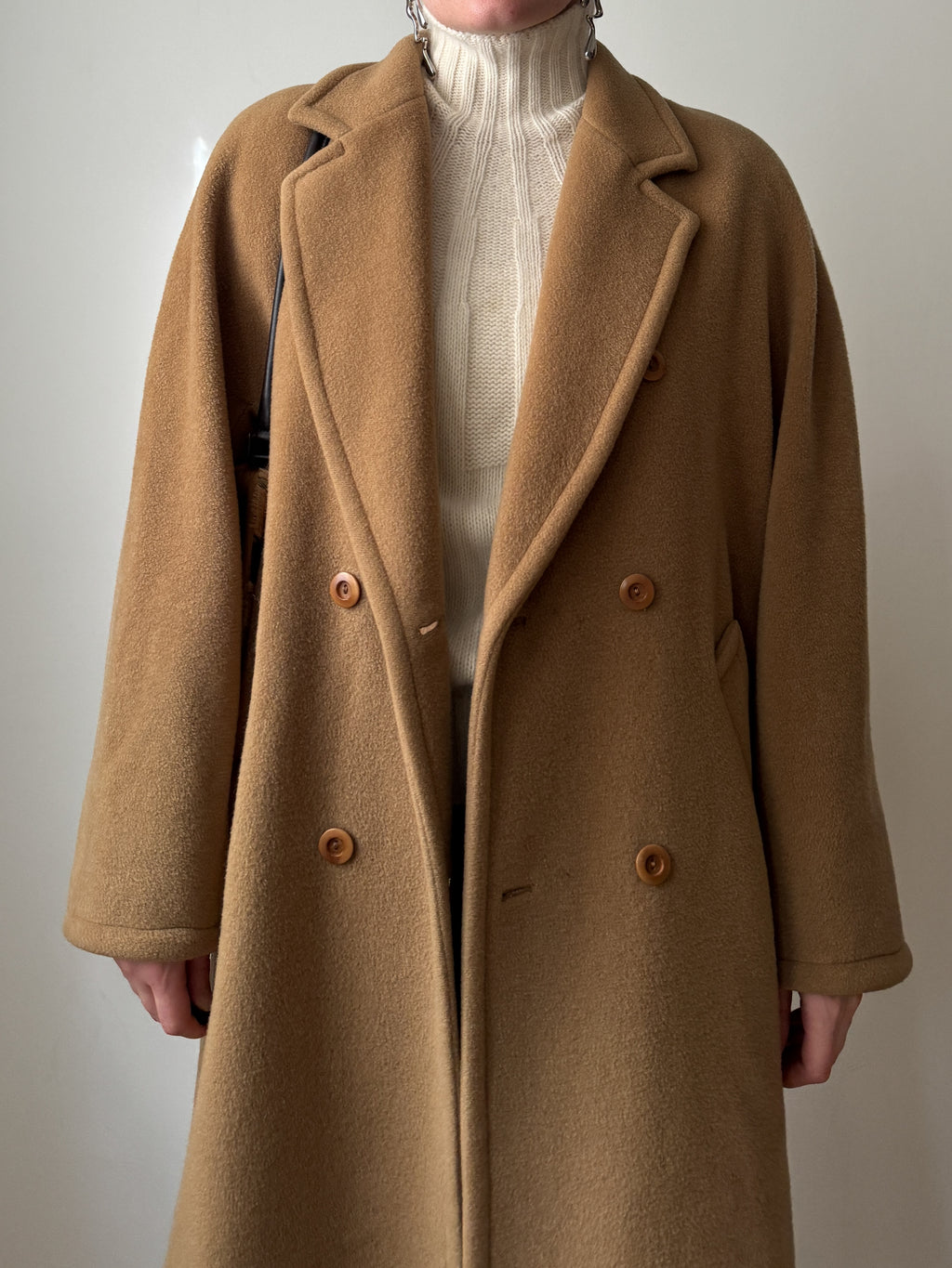 Marella pure wool camel coat