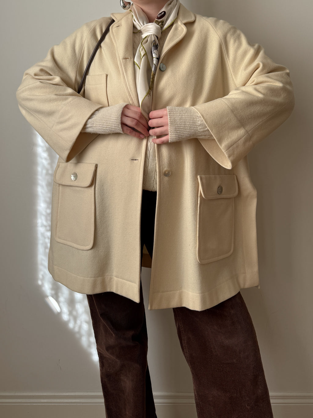 Pure wool ivory jacket