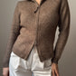 Wool brown cardigan