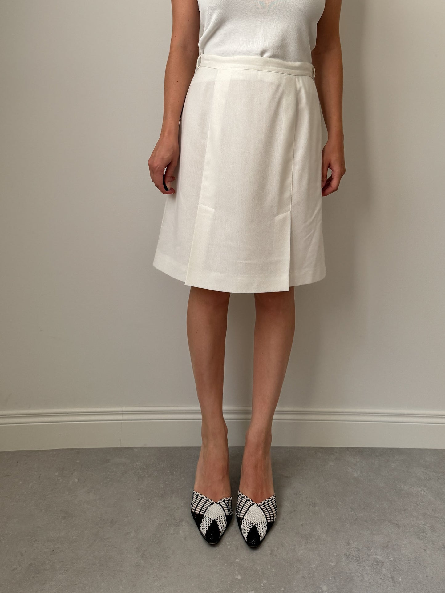 Made in Italy white skirt