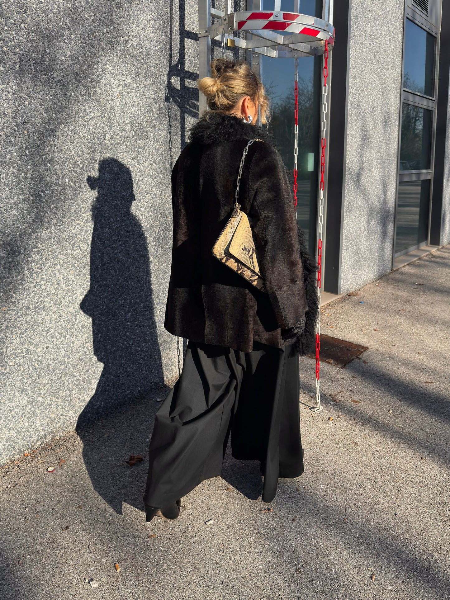 Vintage black fur