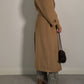 Pure camel wool camel  coat