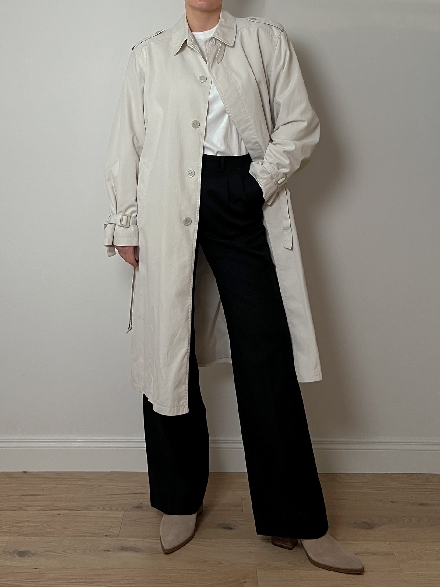 Classic ice trench coat