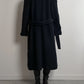 Pure wool blue long coat