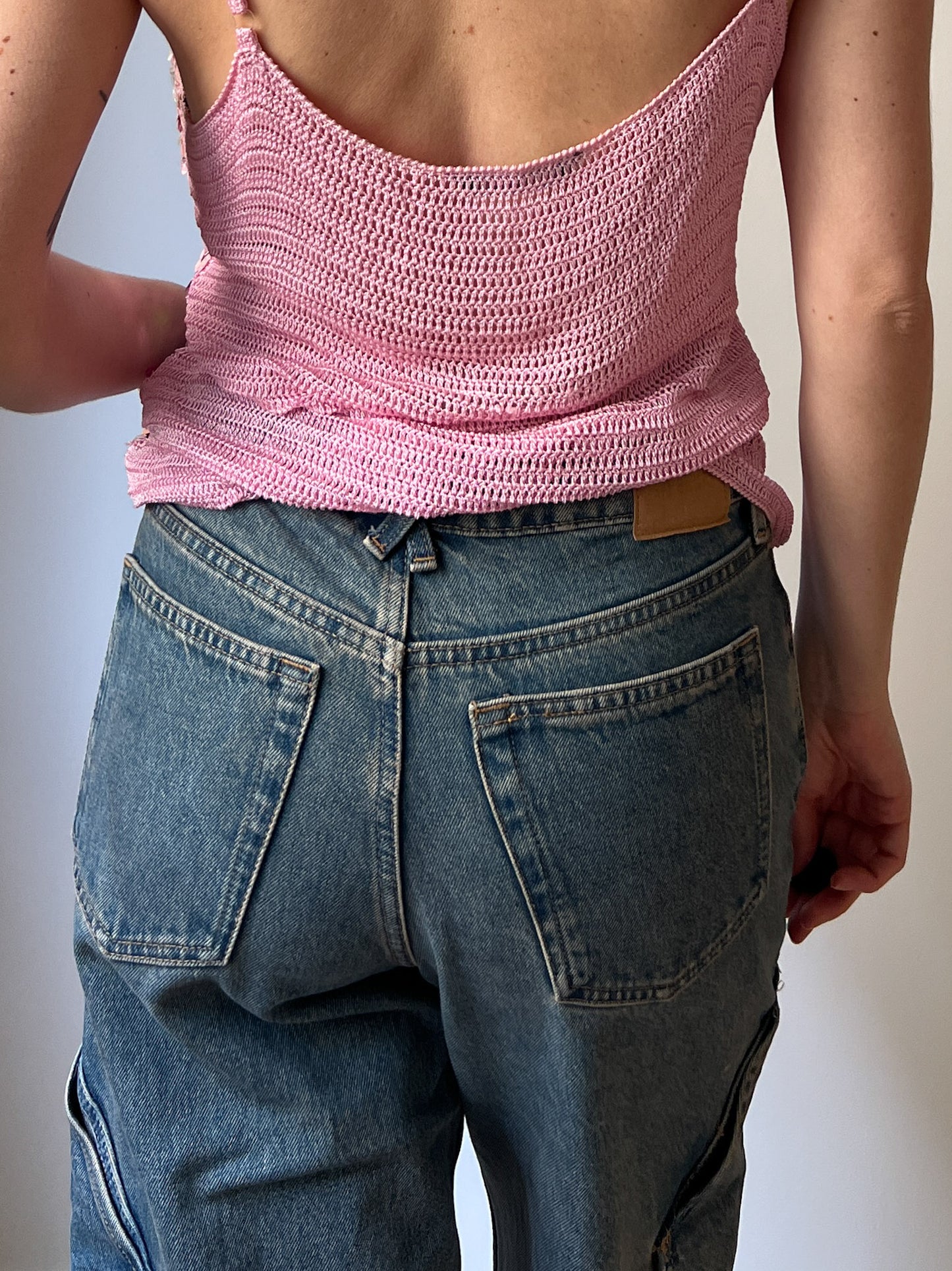 Sequins pink top