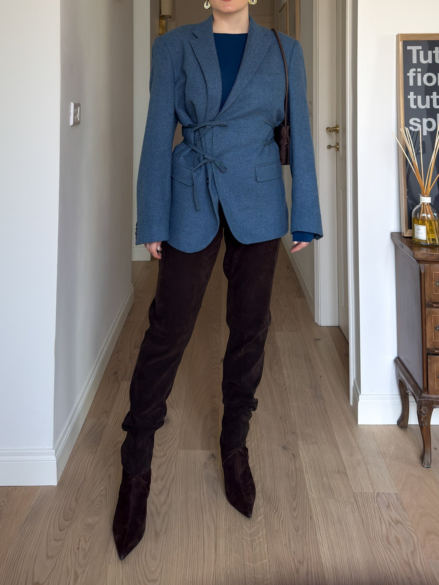 Brando light blue wool