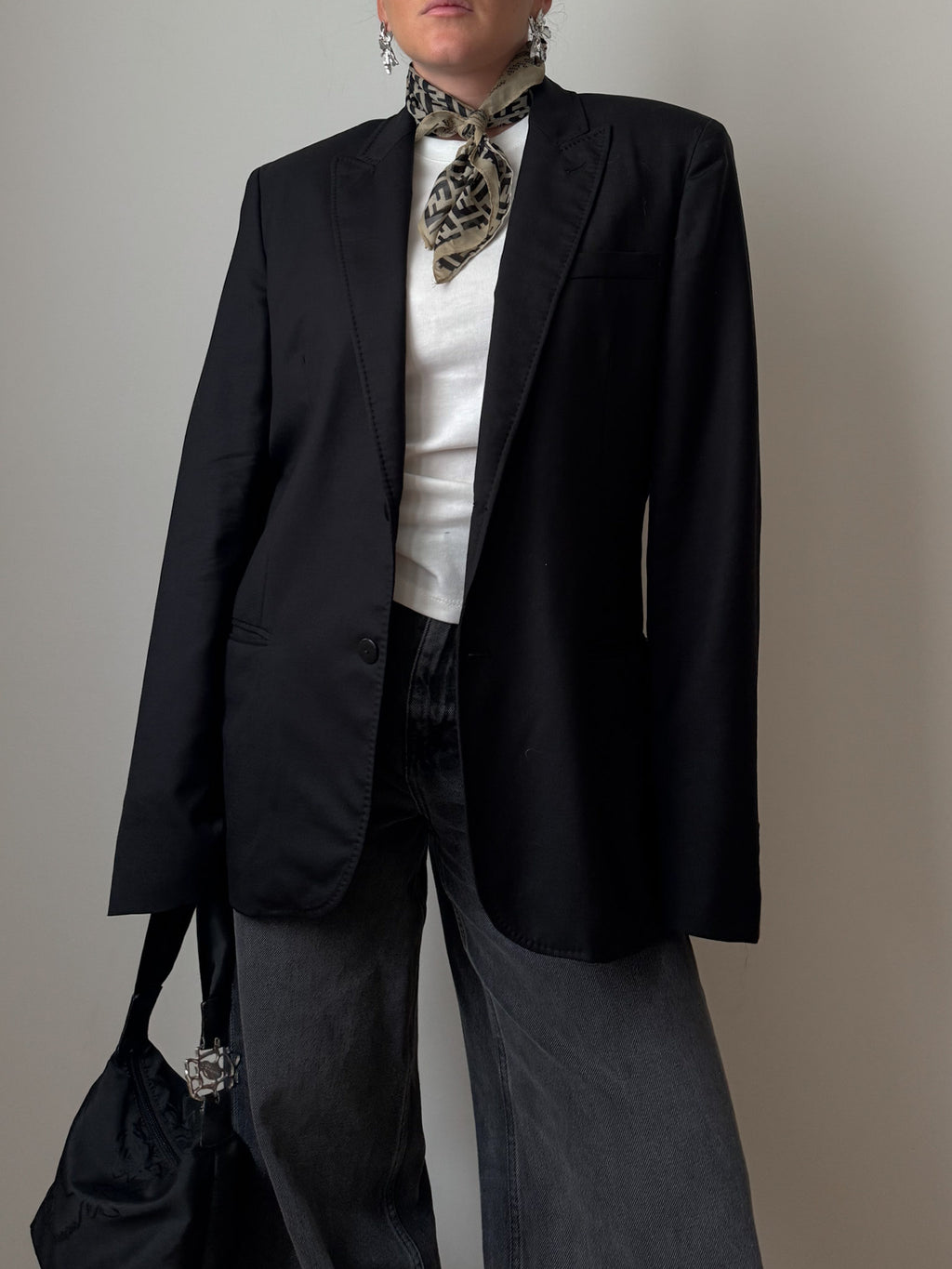 Pure wool black blazer