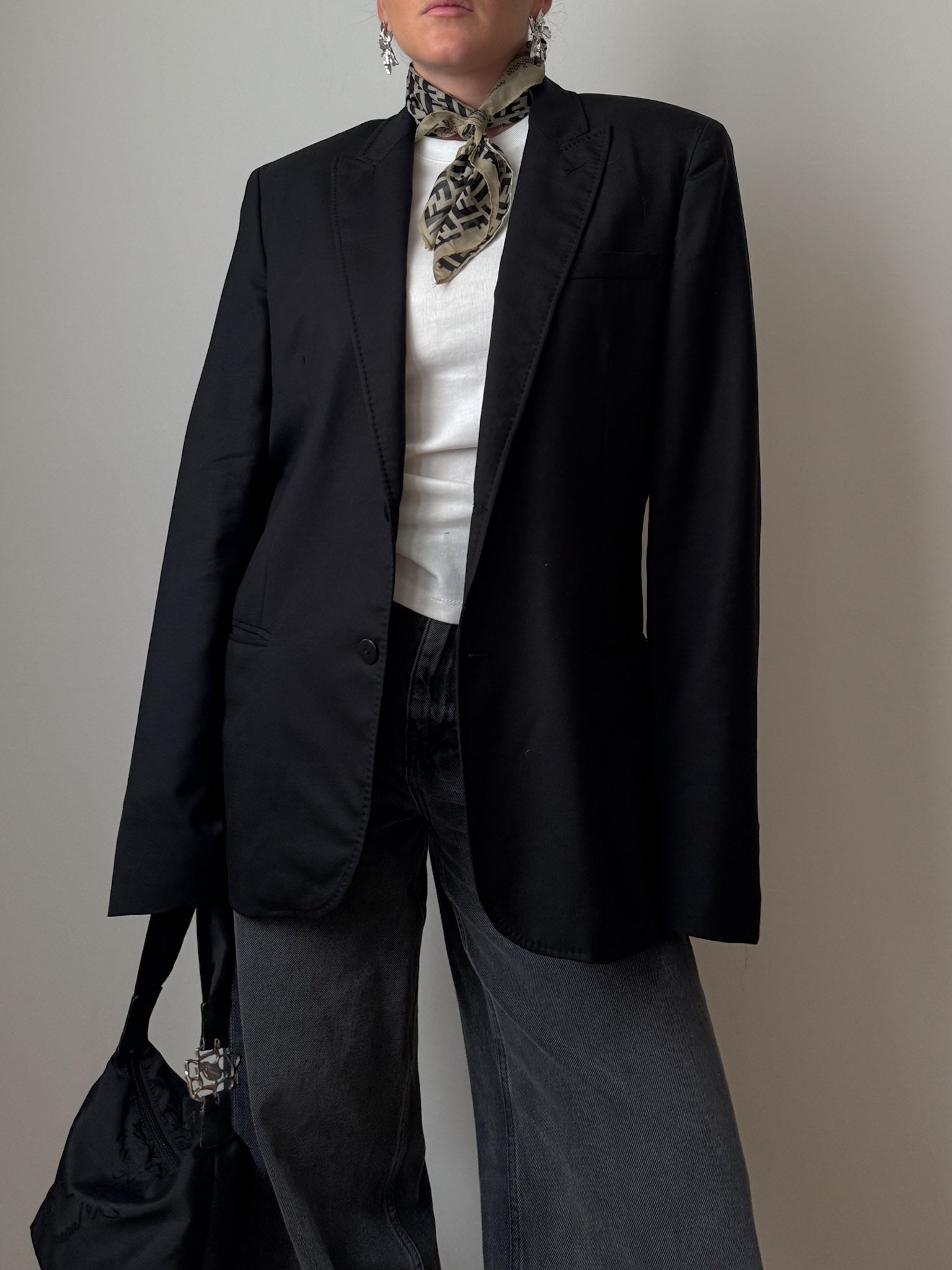 Pure wool black blazer